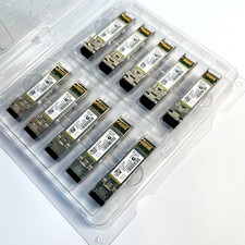 Lot of 10 Cisco SFP-10G-LR 10GBASE-LR SFP+, 1310nm, 10km, LC, SMF, Optic Module picture