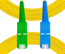 -1m(3ft) OS2 SC/UPC to SC/APC Fiber Patch Cable, Single Mode, Simplex, Length... picture