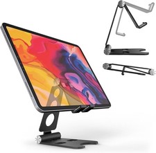 Kado Aluminum Alloy Tablet Stand for Portable Monitor, Foldable iPad Stand | Bla picture