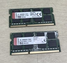 LOT OF 2 Kingston 8GB DDR3L SO-DIMM PC3L-12800 204-Pin RAM KCP3L16SD8/8 picture