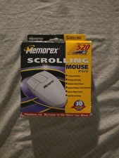 Memorex Scrolling Mouse 3 Button PS/2 High Resolution 520 dpi Precise Tracking picture