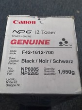 Genuine Canon NPG-12 Toner Cartridge, Black For: Canon NP6085 NP6285  picture
