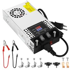 NUOWEIDE Adjustable 0-12V Power Supply 50A 600W, 110V AC to DC silver picture