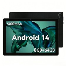 8pcs Tablet 10 inch Android 14 Tablet 8+64GB 1280x800 IPS Touchscreen 5000mAh picture