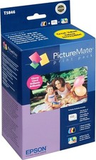 Original EPSON 5846 Ink cartridge & glossy photo paper T5846 for PictureMate NEW picture