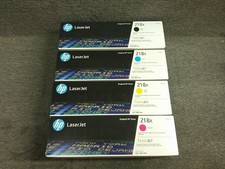 Genuine SET 4 HP 218X HI-YLD TONER W2180X W2181X W2182X W2183X Pro 3201 MFP 3301 picture
