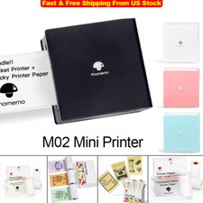 Phomemo M02 Mini Pocket Wireless Thermal Printer Bluetooth Sticker Maker Lot picture