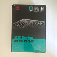 COOLMAX ZX Series 600w 80 plus certified SLI Ready Never opened picture