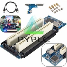 PCI-E Express X1 to Dual PCI Riser Extend Adapter Card With USB 3.0 Cable NEW picture