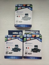 3x Dataproducts Casio IR-40T Black Red Ink Roller (SEE PHOTOS FOR COMPATIBILITY) picture