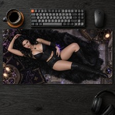 Yennefer of Vengerberg PC Gaming Desk Mat Large Mouse Pad Hemmed Edge Desk Pad picture