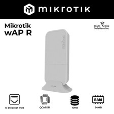 MikroTik RBwAPR-2nD 2G/3G/4G/LTE Weatherproof Access Point Wap R New picture