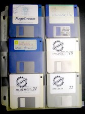 Large Font Collection for Atari Pagestream - 30 Floppy Disc -  100's of fonts, picture