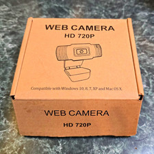 HD 720P USB 2.0 Webcam Built-in Mic Wide Angle Lens 30fps Black picture