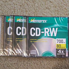 Memorex CD-RW Rewritable 700MB 80-Min 4x Disc, Standard Jewel Case picture