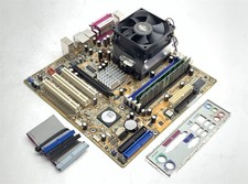 ASUS A8AE-LE Motherboard w/CPU mATX mPGA949 AMD Sempron 3400+ 2GHz 1GB RAM I/O picture