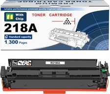 218A Black Toner Cartridges (with Chip) Compatible Replacement for 218A W2180... picture