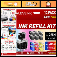 High-Yield Ink Refill Kit for Canon PG-295XL CL-286XL - Compatible & Cost-Effect picture