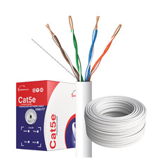 CAT5E CAT6 Cable 500FT 1000FT UTP Solid Network Ethernet CAT5 Bulk Wire RJ45 Lan picture