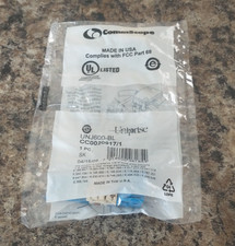 Lot of 6 UNJ600-BL Cat 6 Jacks. Commscope Uniprise Blue. picture
