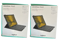 2-Pack Logitech Universal Bluetooth Keyboard Case for 9