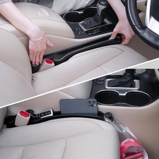 Car Seat Gap Filler Organizer 2Pack Soft Foam 3IN1 Multifunctional picture