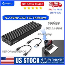 ORICO M.2 NVMe SATA SSD Enclosure USB Type-C 10Gbps NVMe SSD External Case picture