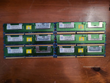 Lot of 6 Nanya 24GB (6 x 4GB) 2Rx4 DDR3-10600R Server Memory Ram picture