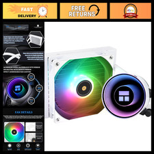 High-Performance 360mm AIO CPU Liquid Cooler, ARGB White, Thermal Design, Quiet picture