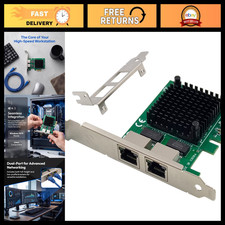 Dual PCIe 3.1 2.5G Network Adapter, Intel I225-V, Gigabit Ethernet NIC Card, RJ4 picture