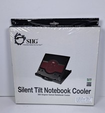 SIIG Silent Tilt Notebook Cooler Laptop Cooling 360 degree swivel Pad picture