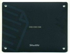 Shuttle Computer KPC K45 K48 PC Case Part Front Clear Plastic Cover & Logo Sheet picture