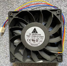 Delta FFB1212SH 12025 DC 12V 1.24A 12CM high speed air volume fan pwm 4pin picture
