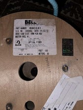 Belden B9C241 12 Core Armored Fiber Optic Cable Spool - 30m/100Ft NEW picture