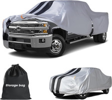 Chevy Silverado 3500 Dually Truck Cover Custom Fit 2020-2026 Crew Cab Long Bed(8 picture