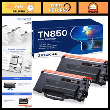 High Yield Black Toner Cartridges Compatible for Brother TN-880 TN-850 TN-820 - picture