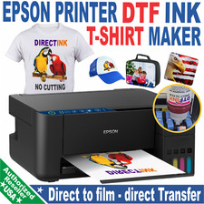 Epson Printer with DTF Ink Heat Transfer Full Color T-Shirt Print, Start Bundle picture