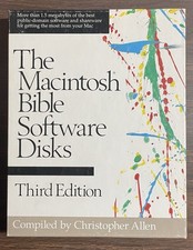 Vintage 1991 The Macintosh Bible Software Disks Third Edition Apple Floppy Disks picture