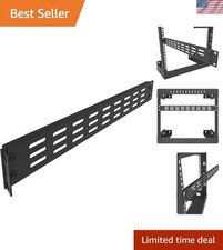 1U Hinged Blank Panel for 19-Inch Server Racks – Surface Vented Design picture