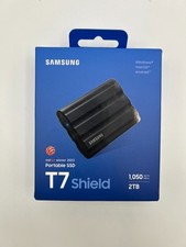 Samsung T7 Shield 2TB USB-C Portable External SSD - Black (MU-PE2T0S) picture