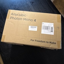 Anycubic Photon Mono 4 Resin 3D Printer LCD UV 405nm Open Box NEVER USED  picture