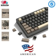 Womier Double Shot PBT Keycaps Set 138 Keys, Cherry Profile Custom Keycaps 60... picture