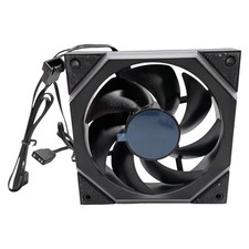 Asiahorse Nyota A12 120mm PC Case Fan Black 800-2000 RPM 4-Pin PWM 3-Pin ARGB picture