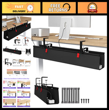 No Drill Under Desk Cable Management Tray, 36
