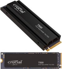 Crucial T500 M.2 2280 1TB 2TB 4TB Heatsink PCIe 4.0 NVMe NAND Internal SSD LOT picture