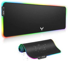 Alfombrilla de Raton para Juegos RGB Extra Grande Base Goma 31.5 x 12 Inch picture