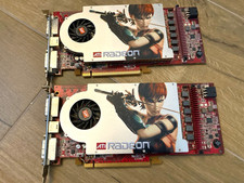 2 x Vintage ATI Radeon X1900 GT Graphics Card PCIe GPU picture