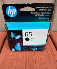 Black HP #65 - 1 pack Black Ink Cartridges New Genuine - Factory Sealed FEB 2026 picture