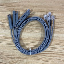 Hot 1 Meter 110 Test for Head Alligator Clip RJ11 RJ45 Voice Module Test Cord Le picture