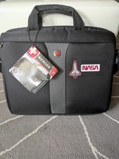 NWT Wegner Swiss gear Laptop Case Messenger NASA diy created picture